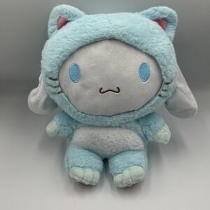 Sanrio Cinnamoroll Plush Kitty My Melo Stuffed Figure Toy 10" Blue Anime Kawaii